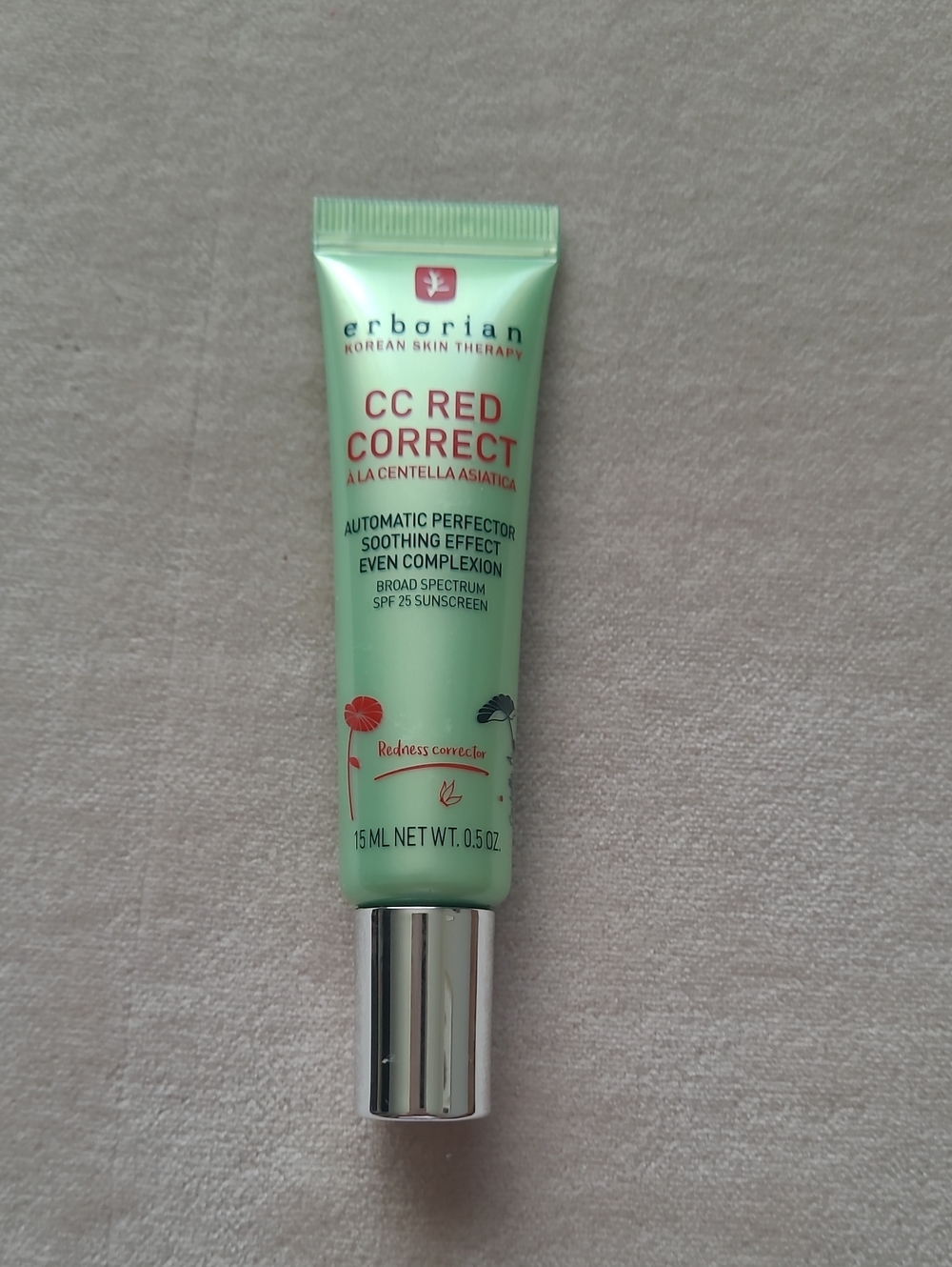Erborian CC Red Correct Green Soothing Color-Adjusting Cream SPF25